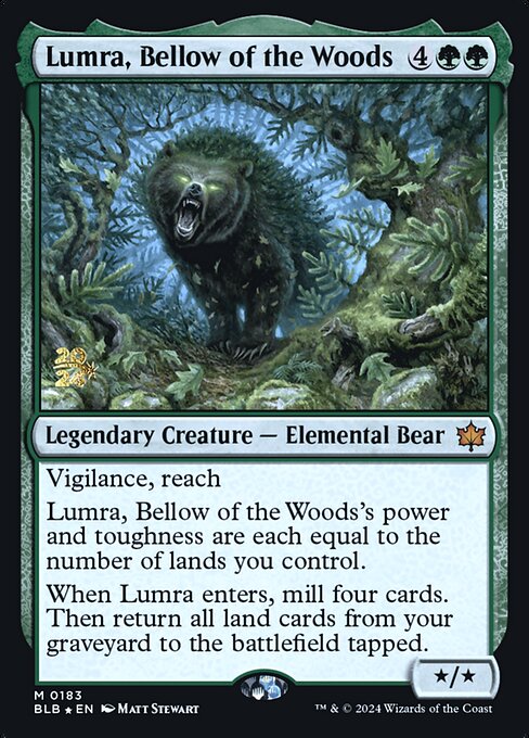 Lumra, Bellow of the Woods (183s) [Bloomburrow Promos]