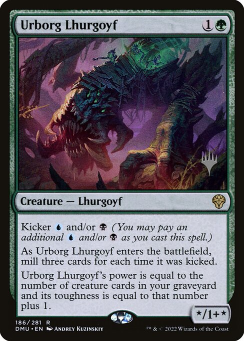 Urborg Lhurgoyf (186p) [Dominaria United Promos]