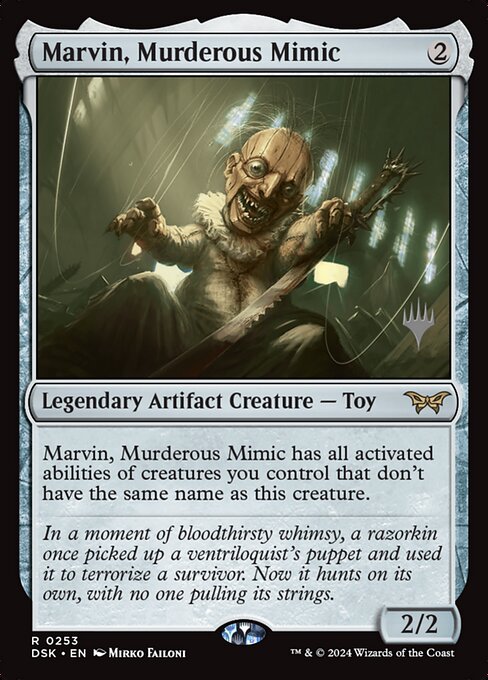 Marvin, Murderous Mimic (253p) [Duskmourn: House of Horror Promos]