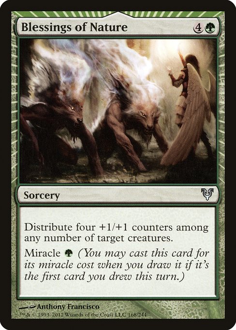 Blessings of Nature (168) [Avacyn Restored]