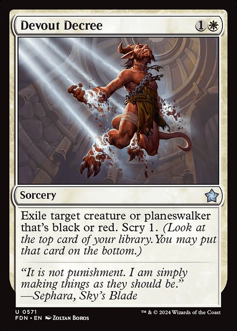 Devout Decree (571) [Foundations]