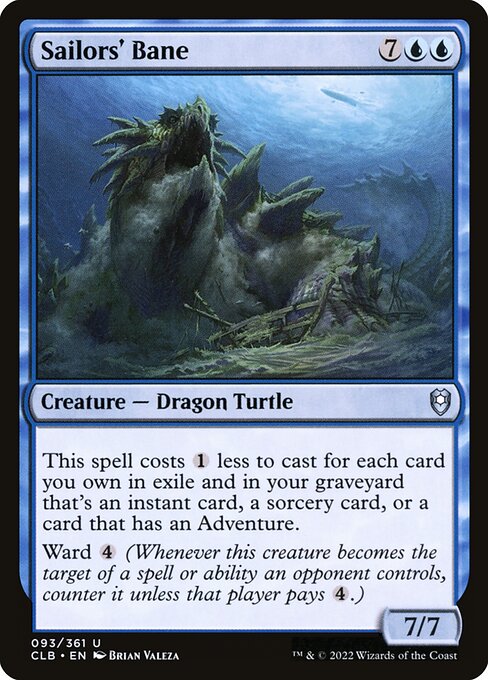 Sailors' Bane (93) [Commander Legends: Battle for Baldur's Gate]