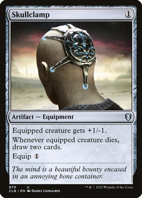 Skullclamp (870) [Commander Legends: Battle for Baldur's Gate]