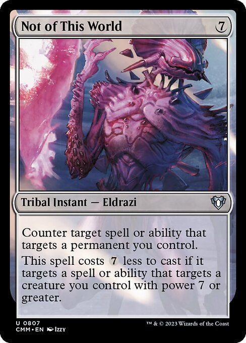 Not of This World (807) [Commander Masters]