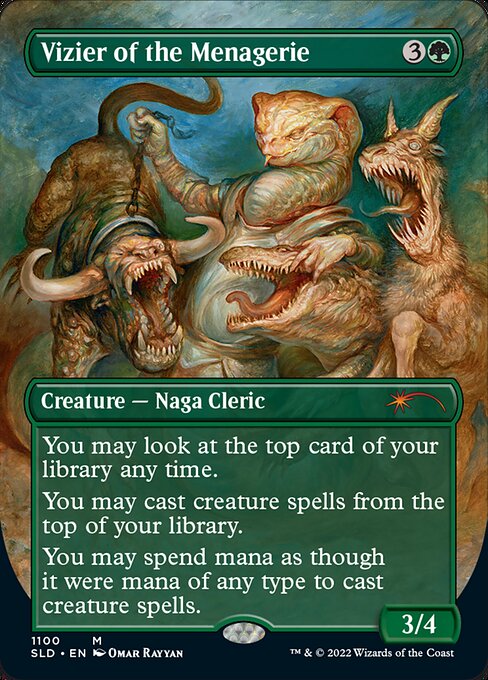 Vizier of the Menagerie (1100) [Secret Lair Drop] [Borderless]