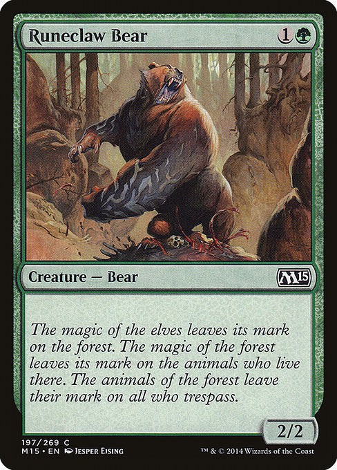 Runeclaw Bear (197) [Magic 2015]