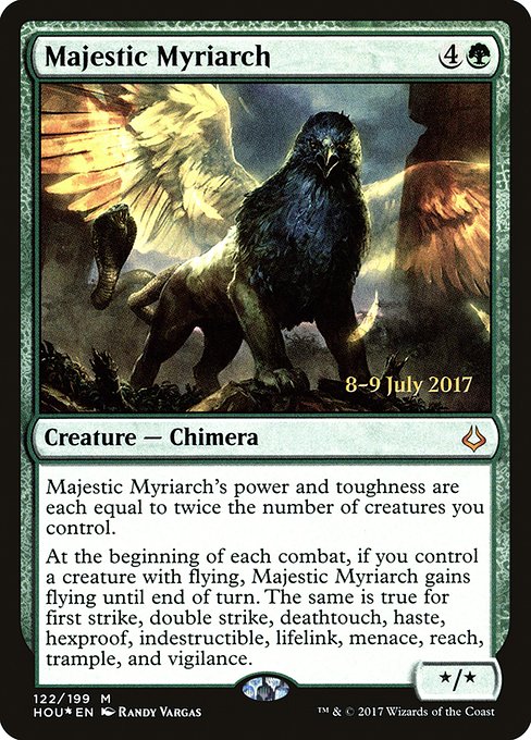 Majestic Myriarch (122s) [Hour of Devastation Promos]