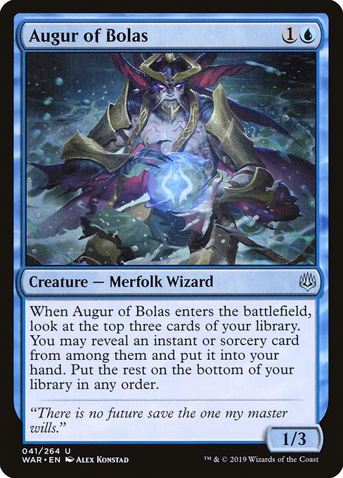 Augur of Bolas (41) [War of the Spark]