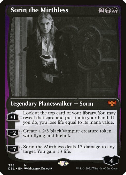 Sorin the Mirthless (398) [Innistrad: Double Feature]