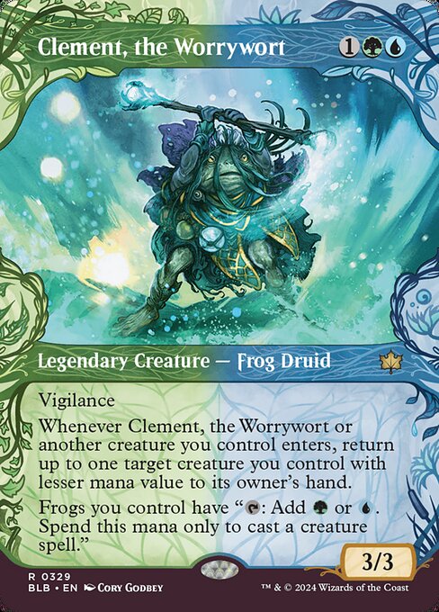 Clement, the Worrywort (329) [Bloomburrow]