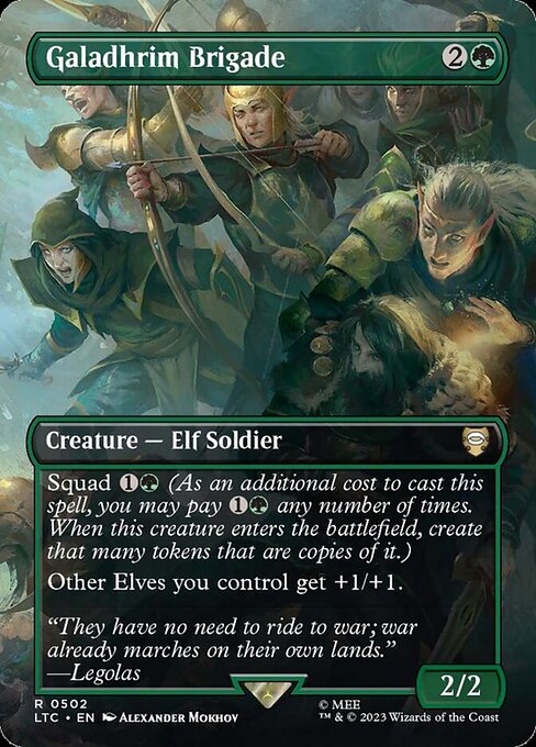 Galadhrim Brigade (502) [Tales of Middle-earth Commander] [Borderless]