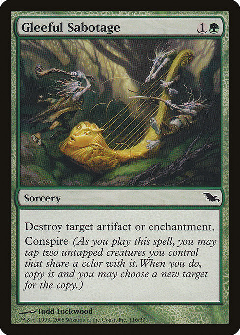 Gleeful Sabotage (116) [Shadowmoor]