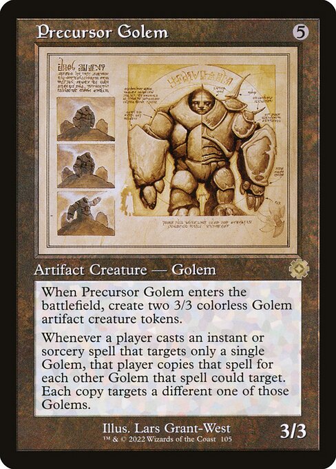 Precursor Golem (105) [The Brothers' War Retro Artifacts]