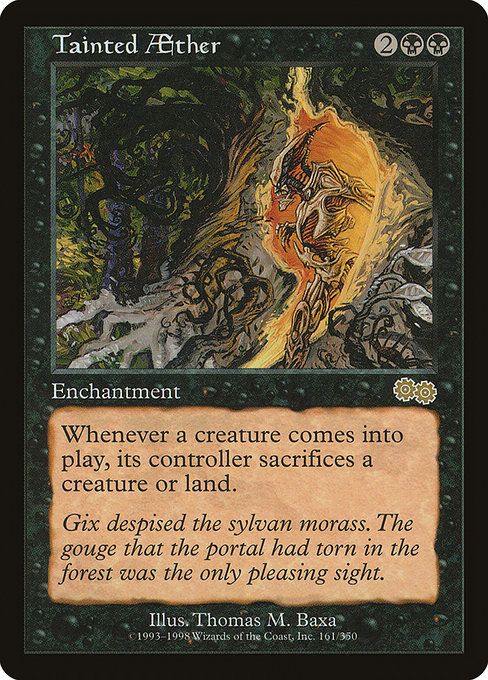Tainted Aether (161) [Urza's Saga]