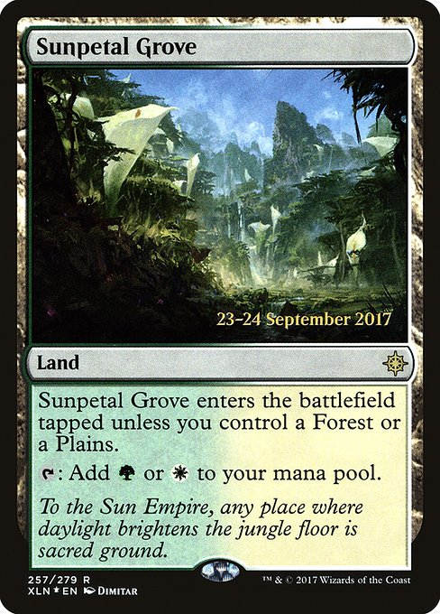 Sunpetal Grove (257s) [Ixalan Promos]