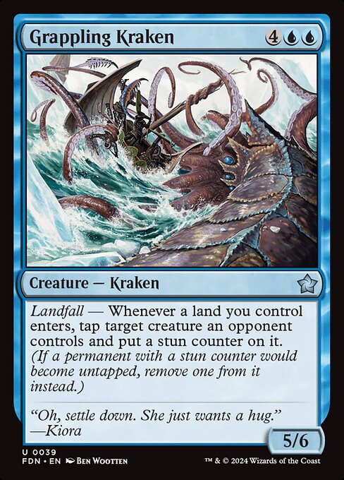 Grappling Kraken (39) [Foundations]