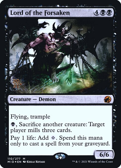Lord of the Forsaken (110s) [Innistrad: Midnight Hunt Promos]