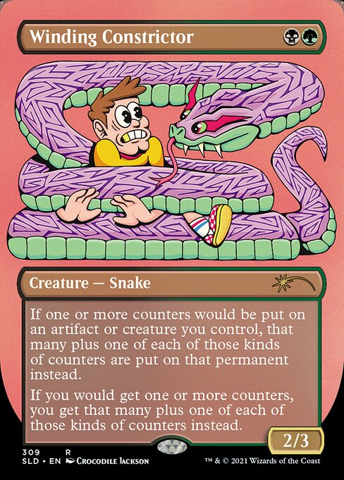 Winding Constrictor (309) [Secret Lair Drop] [Borderless]