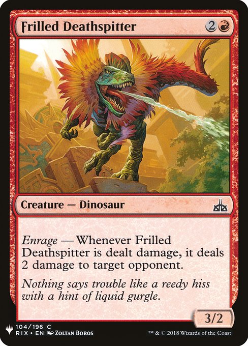Frilled Deathspitter (RIX-104) [The List]