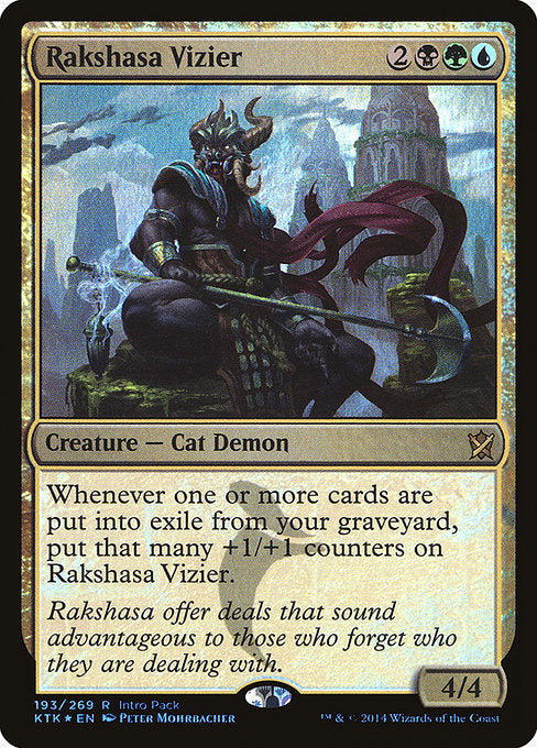 Rakshasa Vizier (193) [Khans of Tarkir Promos]