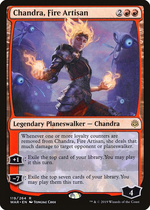 Chandra, Fire Artisan (119) [War of the Spark]