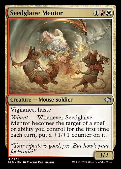 Seedglaive Mentor (231) [Bloomburrow]