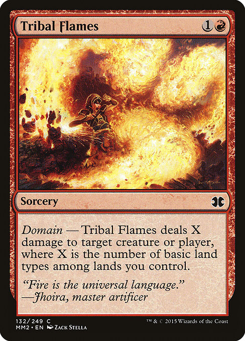 Tribal Flames (132) [Modern Masters 2015]