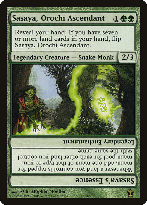 Sasaya, Orochi Ascendant // Sasaya's Essence (145) [Saviors of Kamigawa]