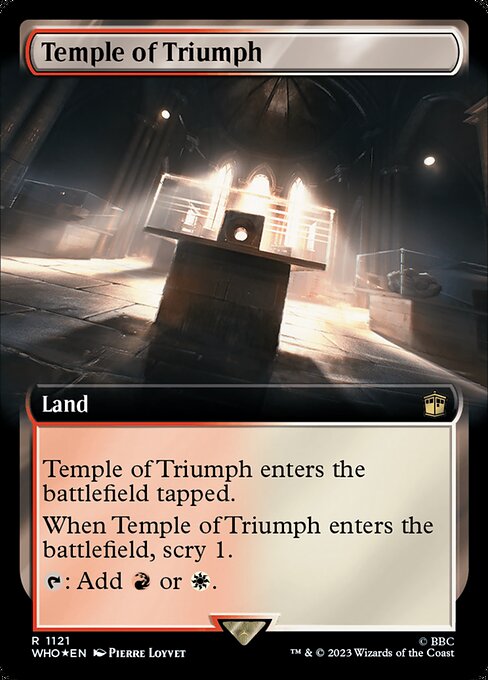 Temple of Triumph (1121) [Doctor Who] [Extended Art]