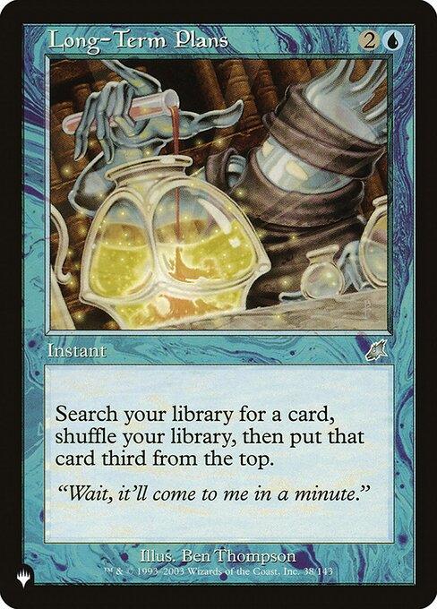 Long-Term Plans (SCG-38) [The List]