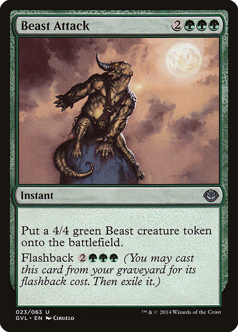Beast Attack (23) [Duel Decks Anthology: Garruk vs. Liliana]