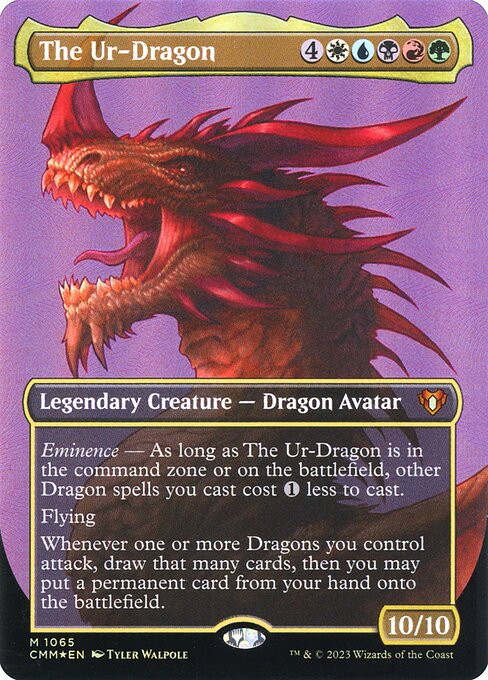 The Ur-Dragon (1065) [Commander Masters] [Borderless]