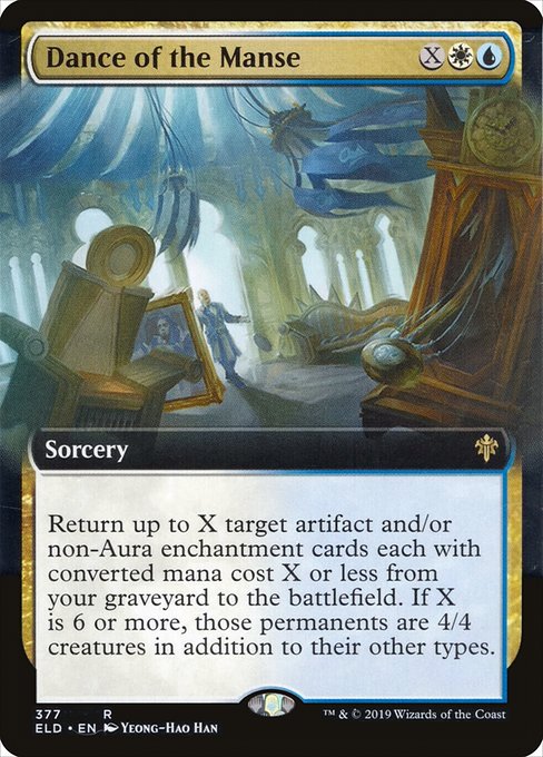 Dance of the Manse (377) [Throne of Eldraine] [Extended Art]