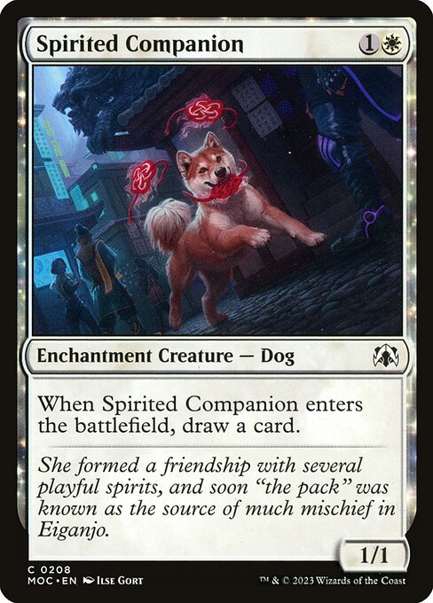 Spirited Companion (208) [March of the Machine Commander]