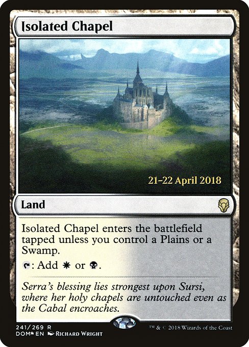 Isolated Chapel (241s) [Dominaria Promos]