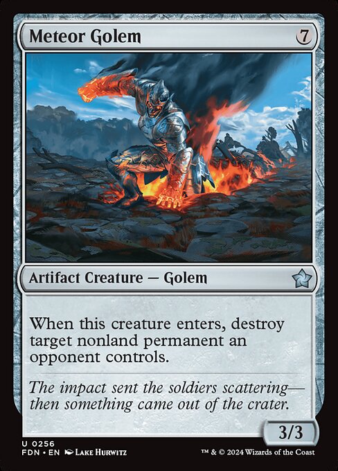 Meteor Golem (256) [Foundations]