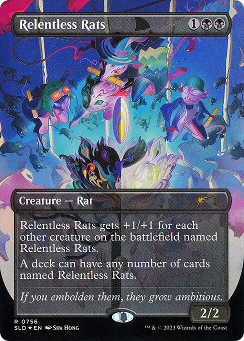Relentless Rats (756) [Secret Lair Drop] [Borderless]