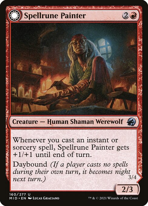Spellrune Painter // Spellrune Howler (160) [Innistrad: Midnight Hunt]