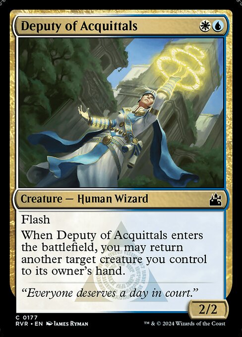 Deputy of Acquittals (177) [Ravnica Remastered]