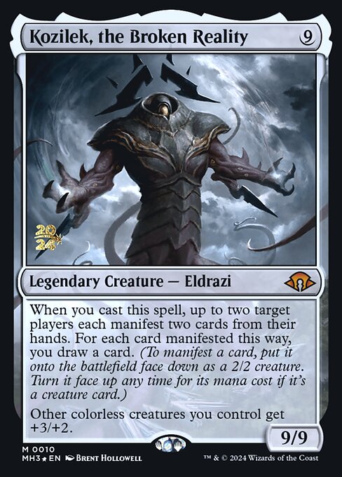 Kozilek, the Broken Reality (10s) [Modern Horizons 3 Promos]
