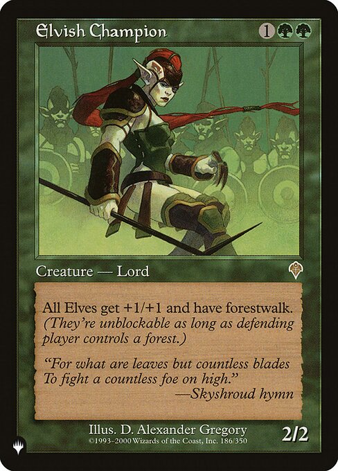 Elvish Champion (INV-186) [The List]