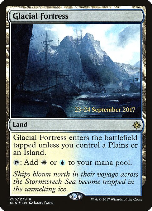 Glacial Fortress (255s) [Ixalan Promos]
