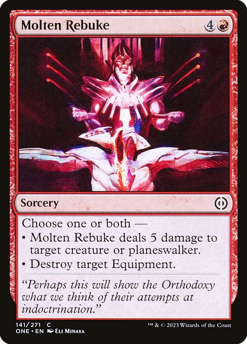 Molten Rebuke (141) [Phyrexia: All Will Be One]