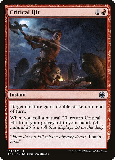 Critical Hit (137) [Adventures in the Forgotten Realms]