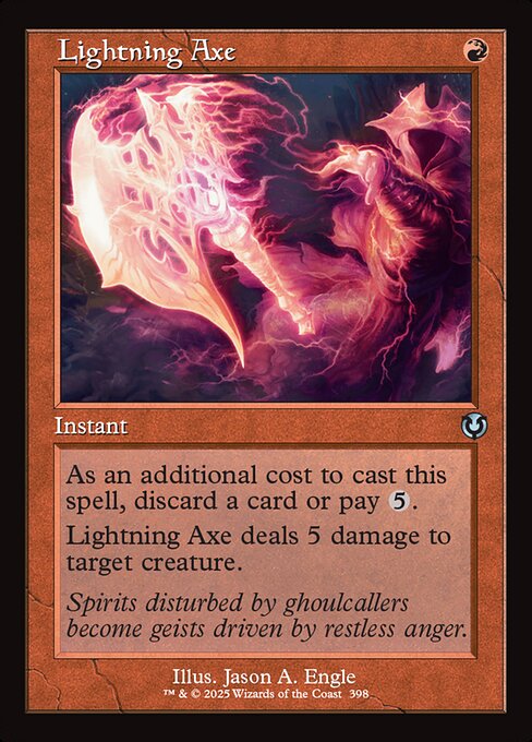 Lightning Axe (398) [Innistrad Remastered]