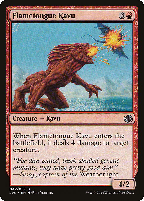 Flametongue Kavu (42) [Duel Decks Anthology: Jace vs. Chandra]