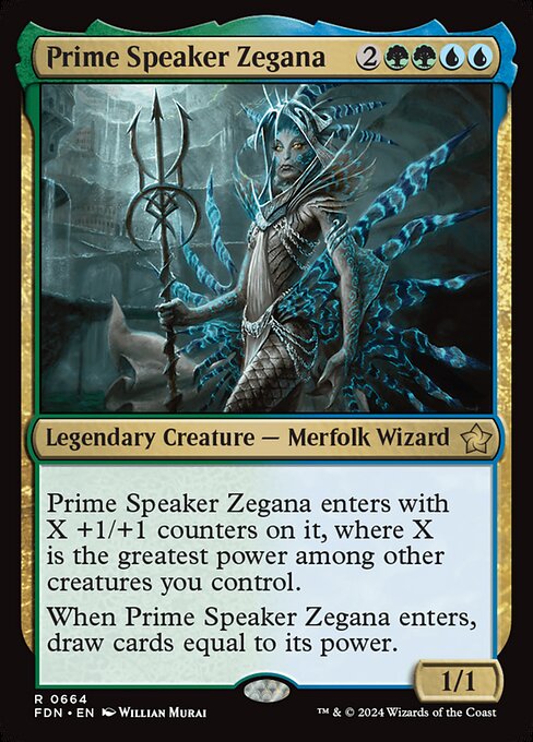 Prime Speaker Zegana (664) [Foundations]