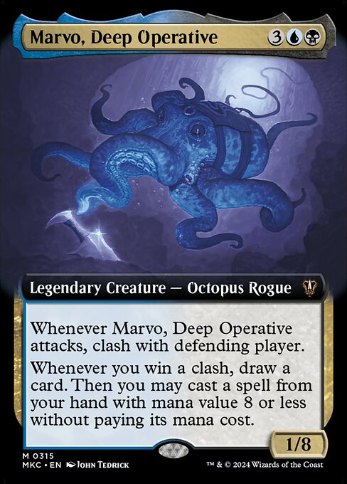 Marvo, Deep Operative (315) [Murders at Karlov Manor Commander] [Extended Art]