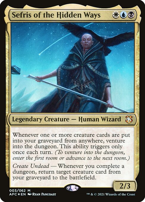 Sefris of the Hidden Ways (3) [Forgotten Realms Commander]
