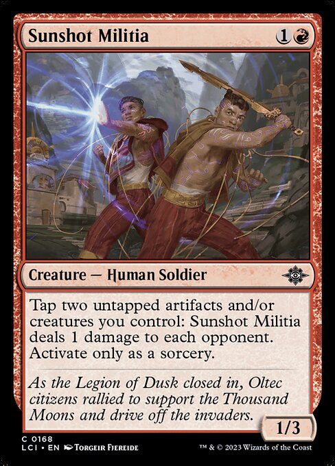 Sunshot Militia (168) [The Lost Caverns of Ixalan]